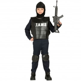 Disfraz Policía Swat Infantil Disfraz Policía Swat Infantil