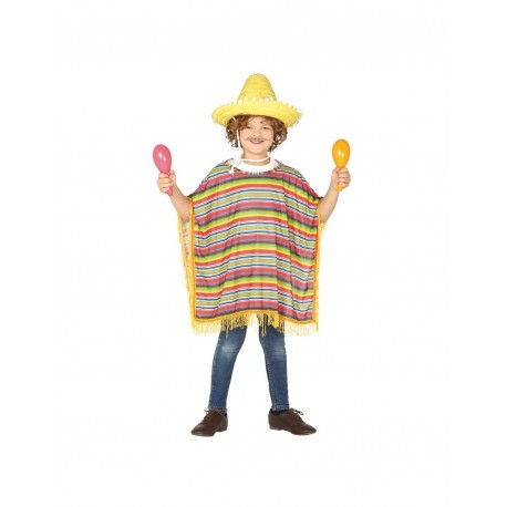 Disfraz Poncho Mexicano Infantil
