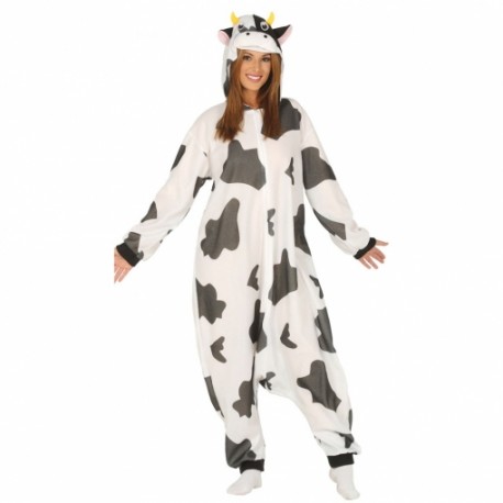 Disfraz Pijama Vaca Adulto