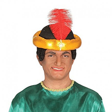 Sombrero de Maharajá con Plumas