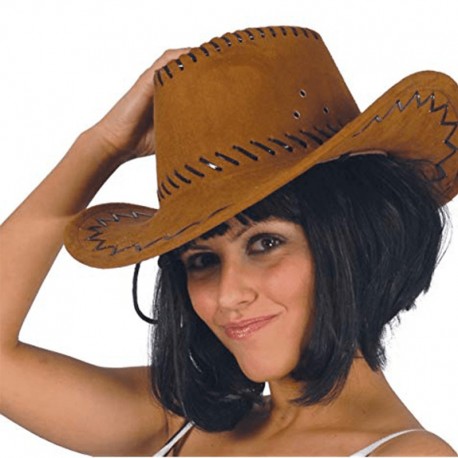 Sombrero Vaquero de Símil Cuero - Unisex