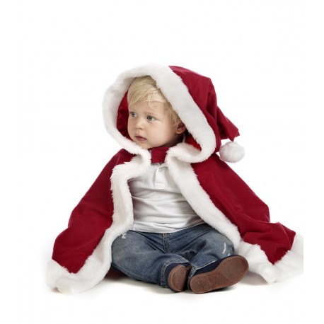 Capa de Papá Noel Unisex Infantil