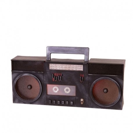 Radiocassette Fantasma con Luz y Sonido