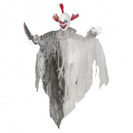 Payaso Aterrador con Luz, Sonido y Movimiento