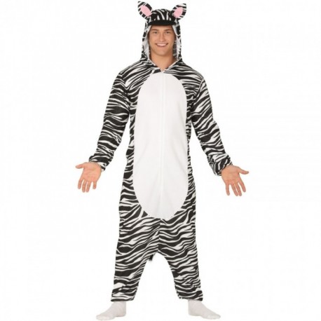 Disfraz Pijama Cebra Adulto