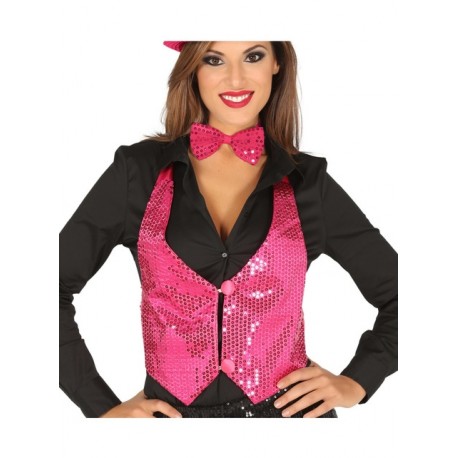 Chaleco de Lentejuelas Brillantes para Mujer