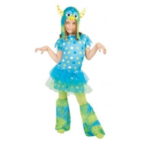Disfraz Monstruita Azul para Niña