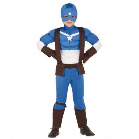 Disfraz de Superheroe Azul para Niño