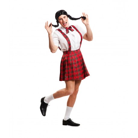 Disfraz de Colegiala para Hombre