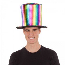 Sombrero de Copa Alta Multicolor