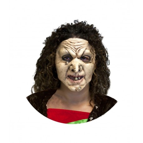 Máscara de Media Cara Bruja de Látex