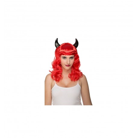 Peluca de Demonia Roja