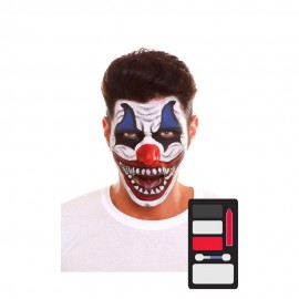 Maquillaje de Payaso Diabólico