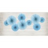 3 Rosetones de Papel con Diseños