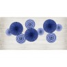 3 Rosetones de Papel con Diseños