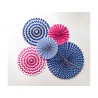 3 Rosetones de Papel con Diseños