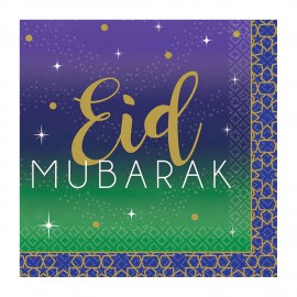 16 Servilletas Mubarak 25 cm