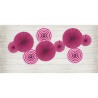 3 Rosetones de Papel con Diseños