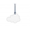 6 Etiquetas forma Nube con Cuerda
