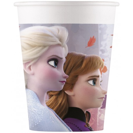 8 Vasos Frozen 2 de Papel&nbsp;200ml