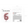 Globo Numero 6 Foil 86 cm