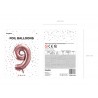 Globo Numero 9 Foil 86 cm