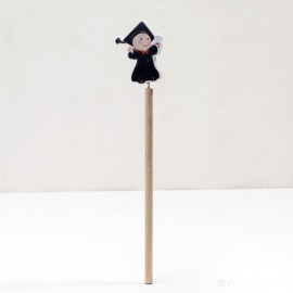 6 Lápices Madera Chico Graduado 24cm
