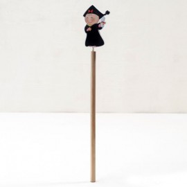 6 Lápices Madera Chica Graduado 24cm