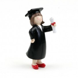 Figura para Tartas para Graduación Chica Figura para Tartas para Graduación Chica