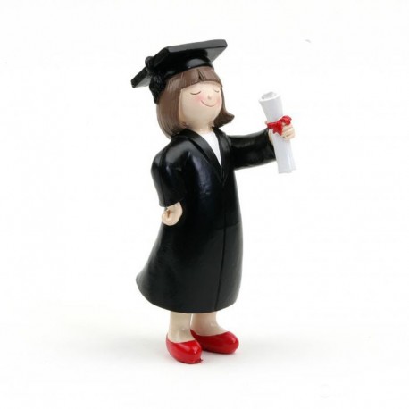 Figura para Tartas para Graduación Chica