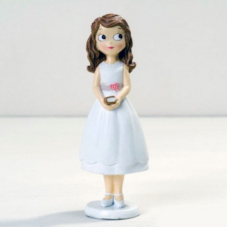 Figura Niña con Vestido Corto 16,5 cm