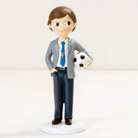 Figura Niño con Pelota 16,5 cm