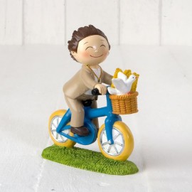 Figura para Tartas Niño en Bicicleta