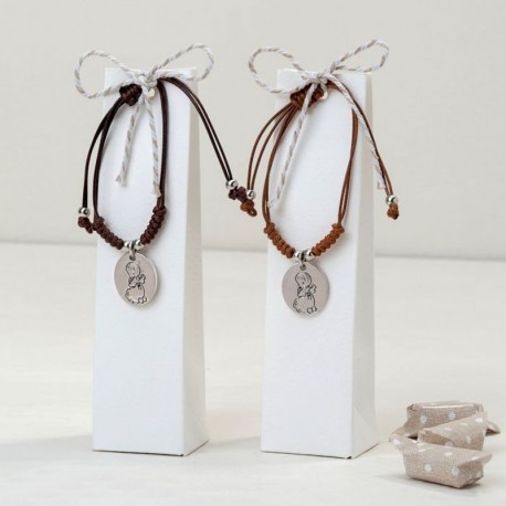2 Estuches con Pulsera Angel con 3 Caramelos