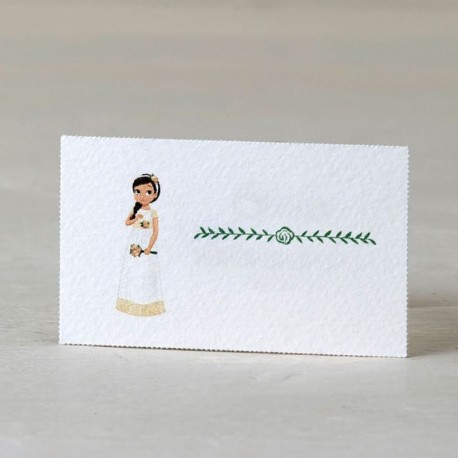 150 Tarjetas Niña Romántica