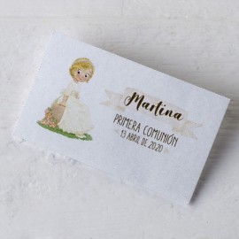 150 Tarjetas Niña Sentada en Banco 150 Tarjetas Niña Sentada en Banco