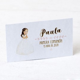 150 Tarjetas Niña con Corona 150 Tarjetas Niña con Corona