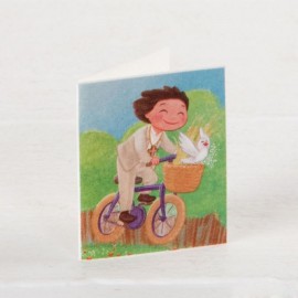 100 Tarjetas Librito Niño en Bici 100 Tarjetas Librito Niño en Bici