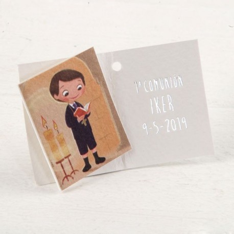 100 Tarjetas Librito Niño Pantalón Corto