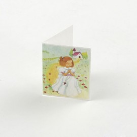 100 Tarjetas Librito Niña con Rosario 100 Tarjetas Librito Niña con Rosario