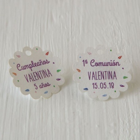 54 Tarjetas de Hojas Coloridas de Cartulina