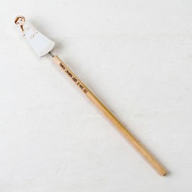 6 Lápices Niña Romántica 24 cm