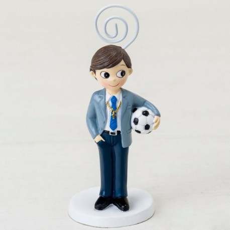 6 Portafotos Niño con Pelota 11 cm