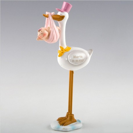 Figura para Tarta Cigüeña con Gorro