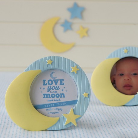 Marco de Foto Baby Luna y Estrellas