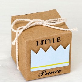 25 Cajitas Kraft Little Prince 5 cm 25 Cajitas Kraft Little Prince 5 cm