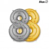 Globo Numero 8 Foil 86 cm