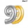 Globo Numero 9 Foil 86 cm