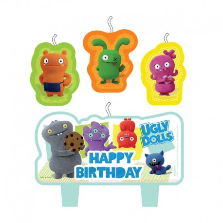 4 Velas Ugly Dolls