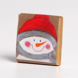Chocolatina Muñeco de Nieve Pat Chocolatina Muñeco de Nieve Pat